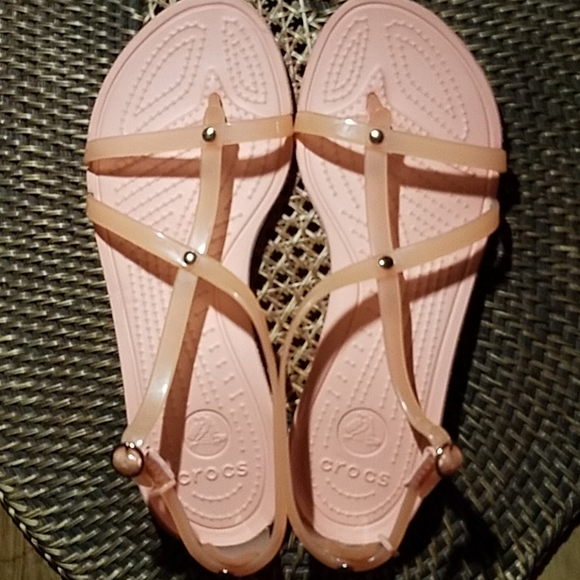 CROCS Shoes - Crocs Coral Colored Sandals